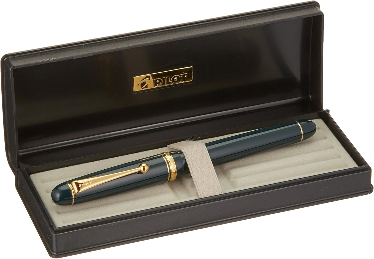 Pilot Custom 74 Fountain Pen FKK1000RDG Fine Nib Dark Green Barrel