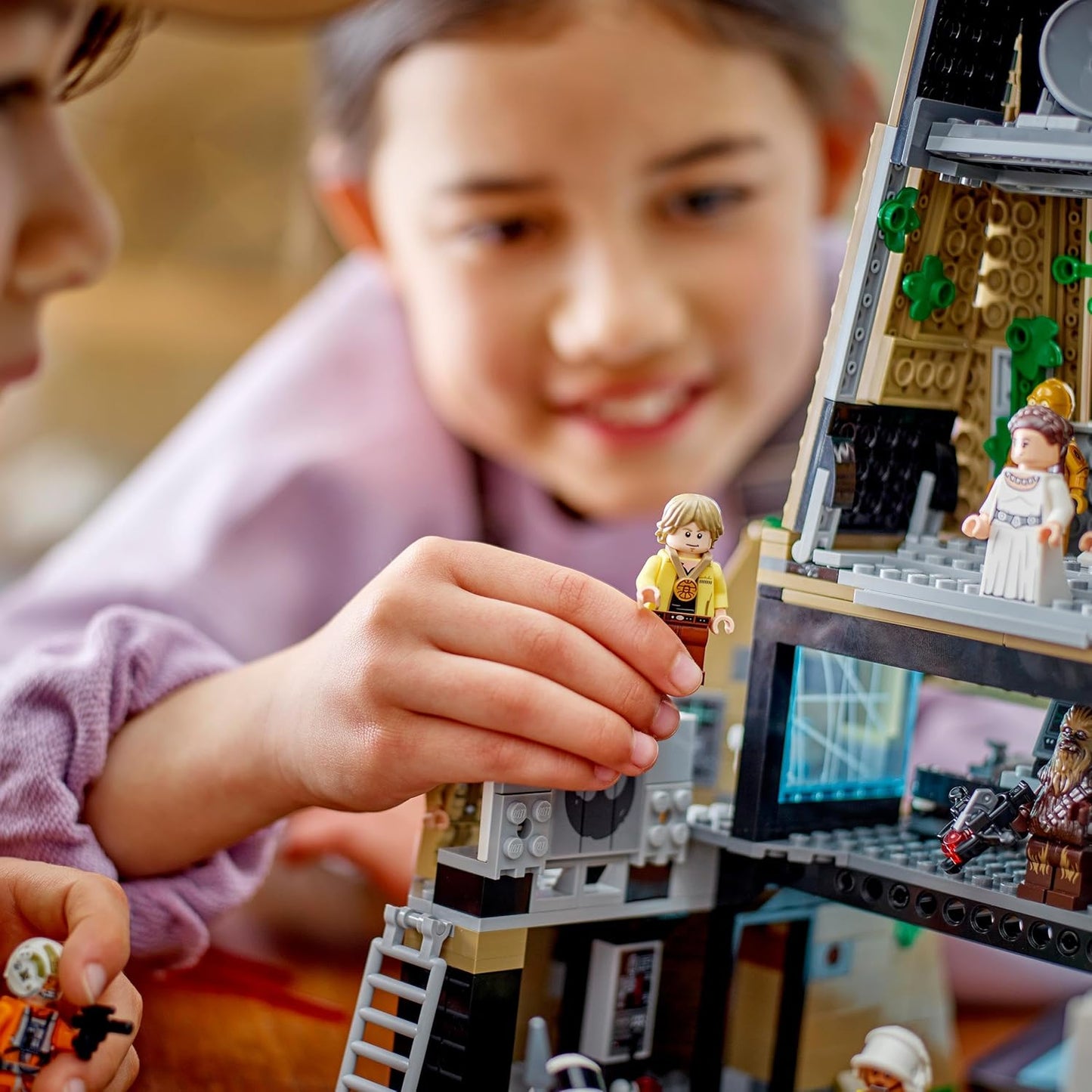 LEGO 75365 Star Wars Yavin 4 Rebel Base with 10 Minifigures Including Luke Skywalker, Princess Leia, Chewbacca and 2 Droid Figures, Y-Wing Starfighter and Command Room of A New Hope