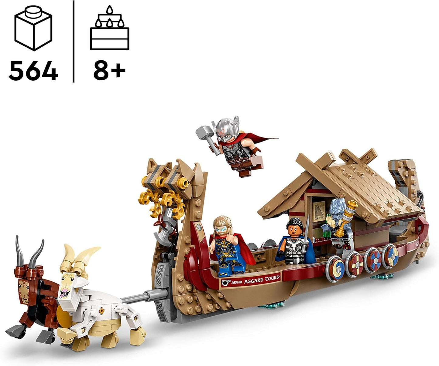 LEGO Super Heroes Thor Viking Ship 76208