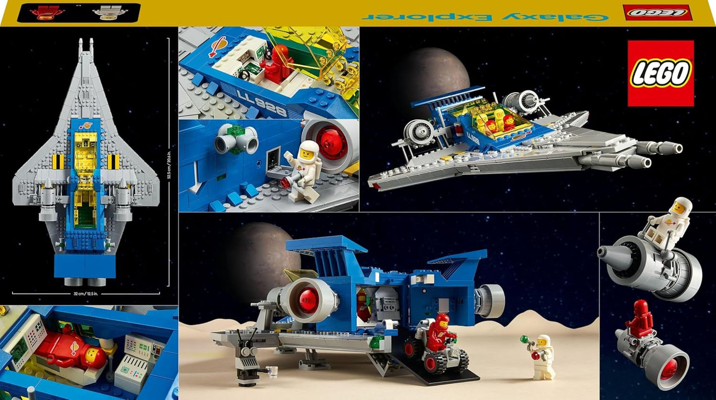 Lego Galaxy Exploration Team Birthday Present 10497 Toy Block Present Universe Airplane Boys Girls Adult
