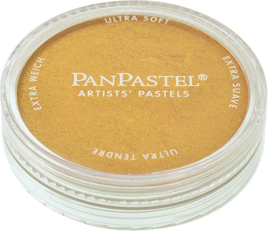 PanPastel Artist Pastels by GOLDEN, Rich Gold, 2.44/ 62mm Pan Diameter, Professional Artist Pastels, Unique Pan Format (cake-like)