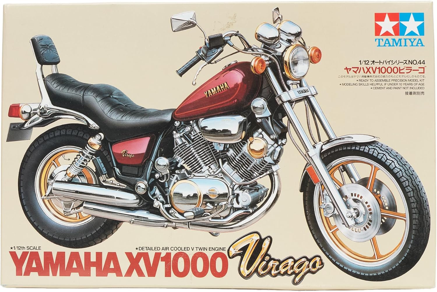 Tamiya 14044 Yamaha Virago XV1000 1:12 Scale Motorbike Model Kit