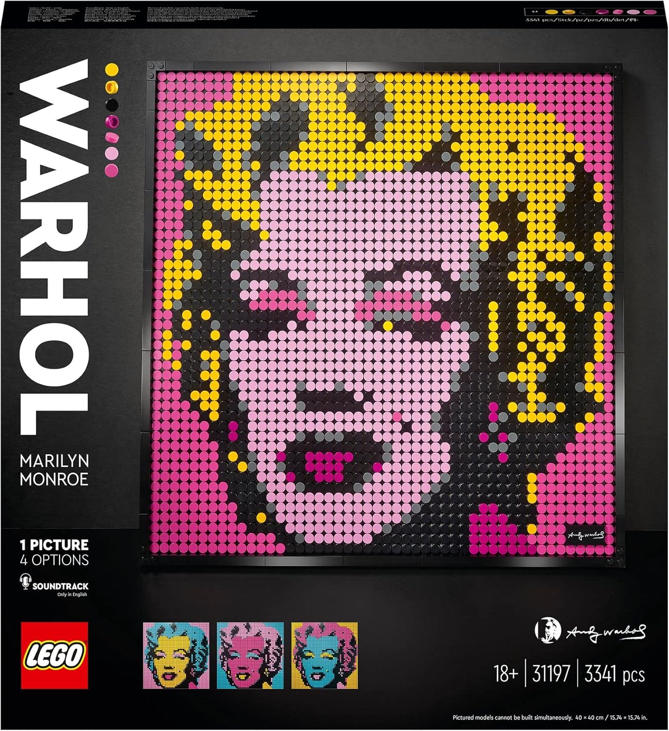 LEGO 31197 ART Andy Warhol's Marilyn Monroe