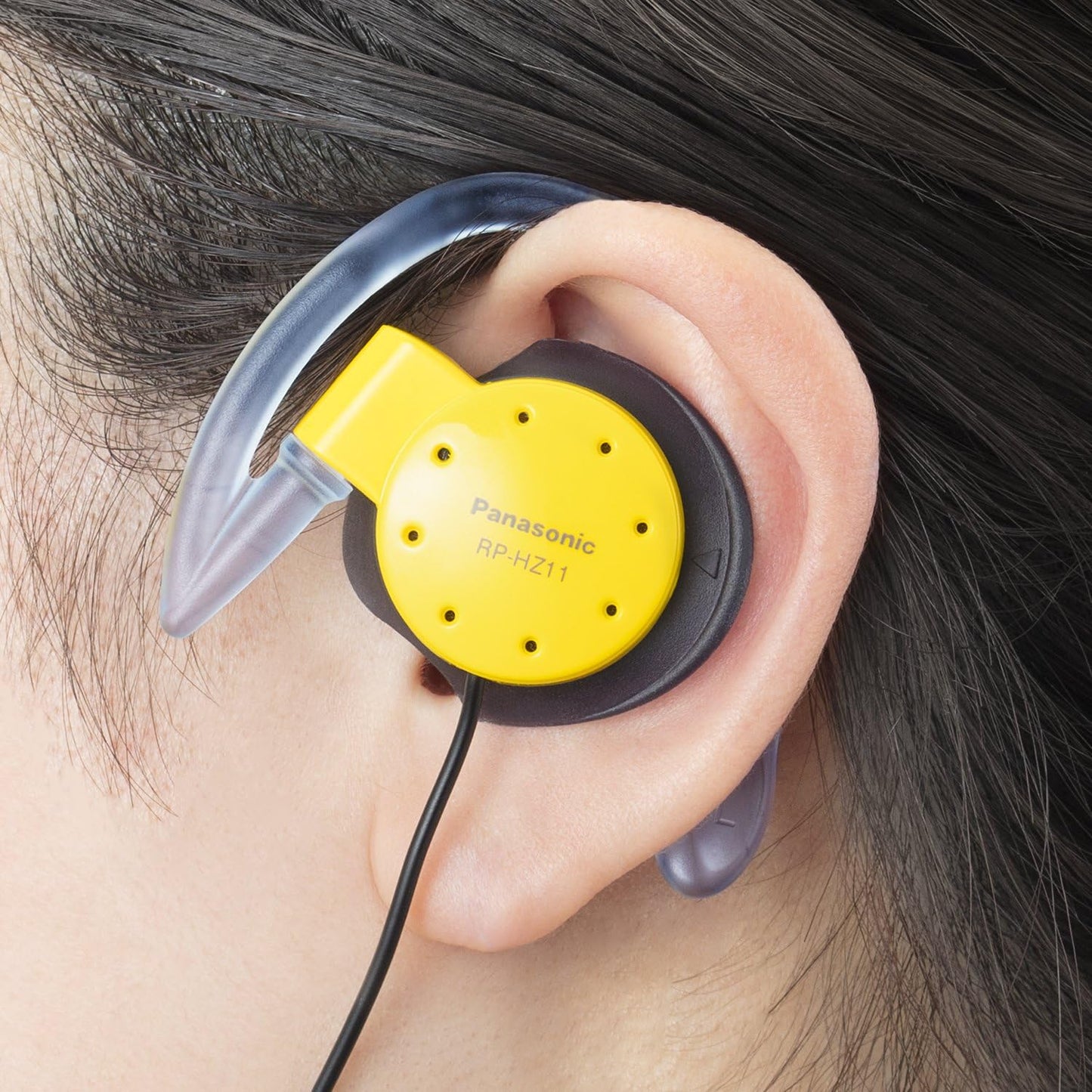 Panasonic RP-HZ11-K Ear-Hook Headphones – Black, Water Resistant