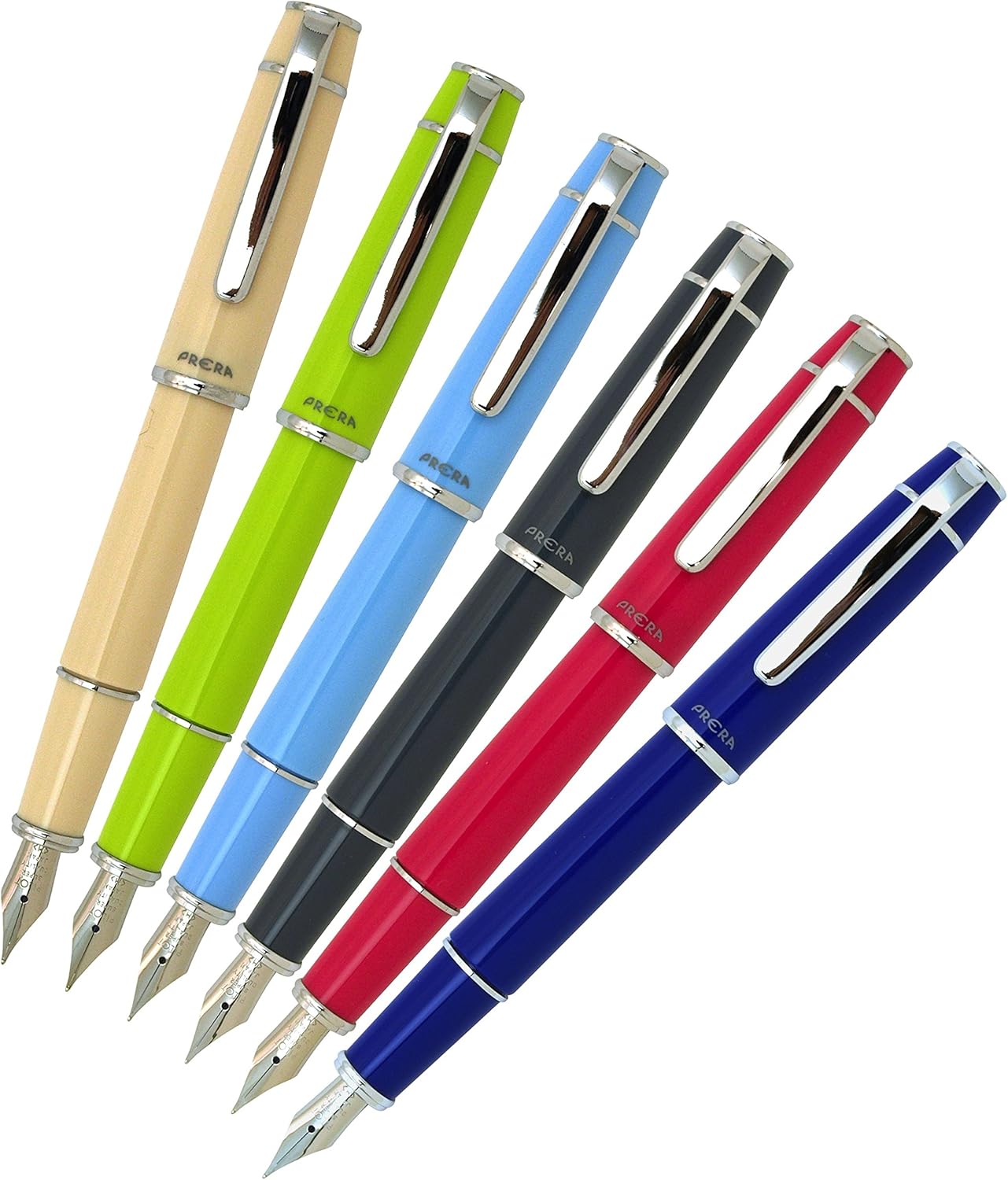 PILOT Prera Medium-Nib Fountain Pen, Slate Gray Body (FPR-3SR-SGY-M)