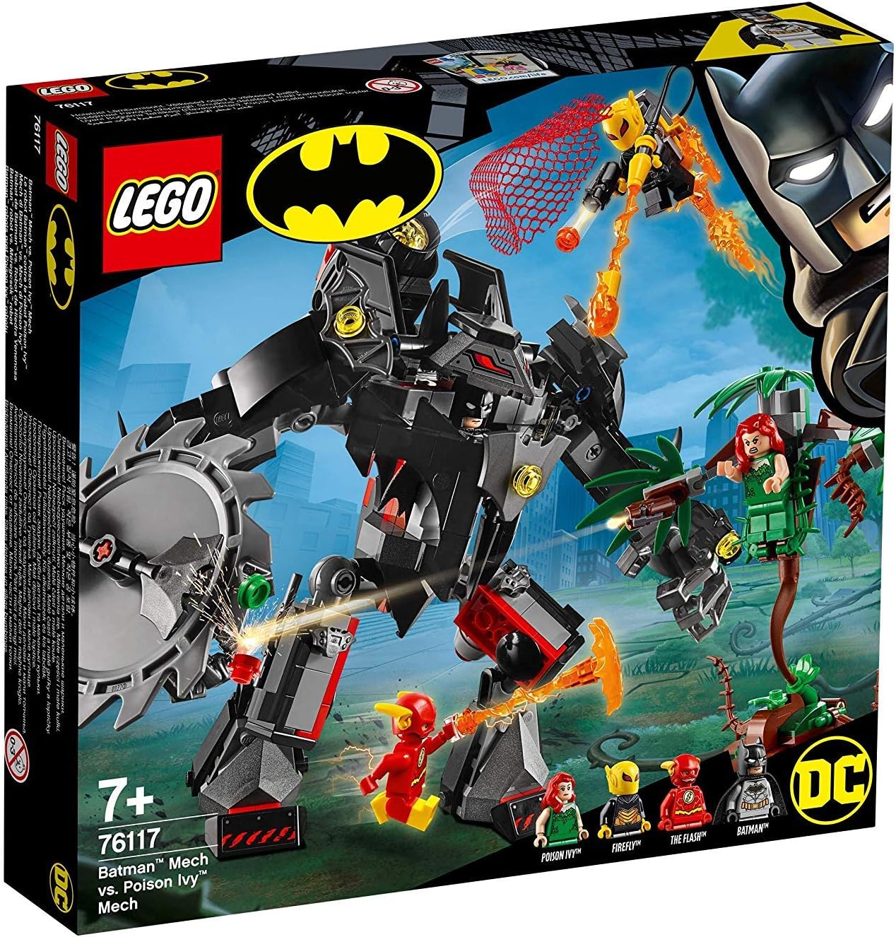 LEGO Super Heroes Batman™ Mech vs. Poison Ivy™ Mech Building Blocks for Kids (375 Pcs) 76117