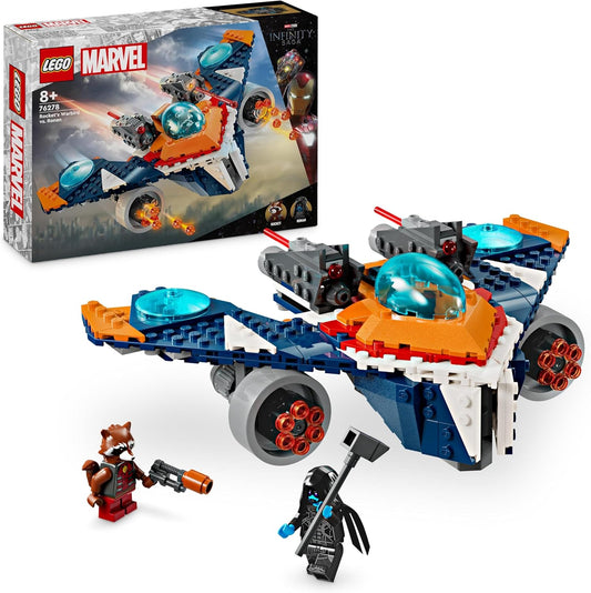 Lego Marvel Superheroes Rocket's Warbird vs. Ronan Set 76278