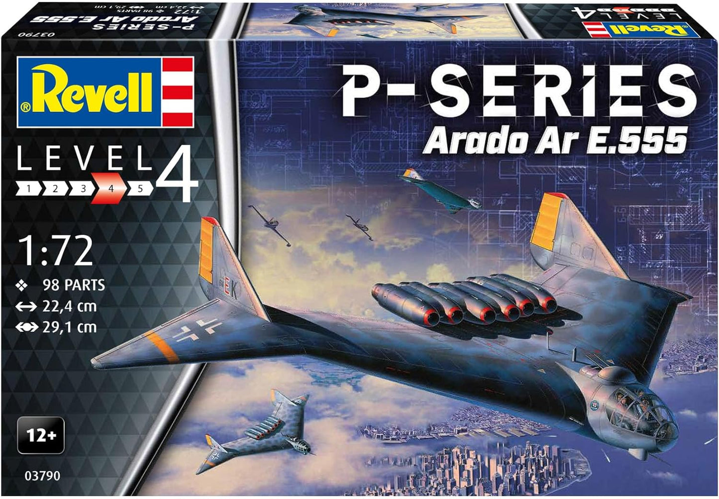 Revell 03790 AR555 (P-Series) 1:72 Scale Unbuilt/Unpainted Plastic Model Kit