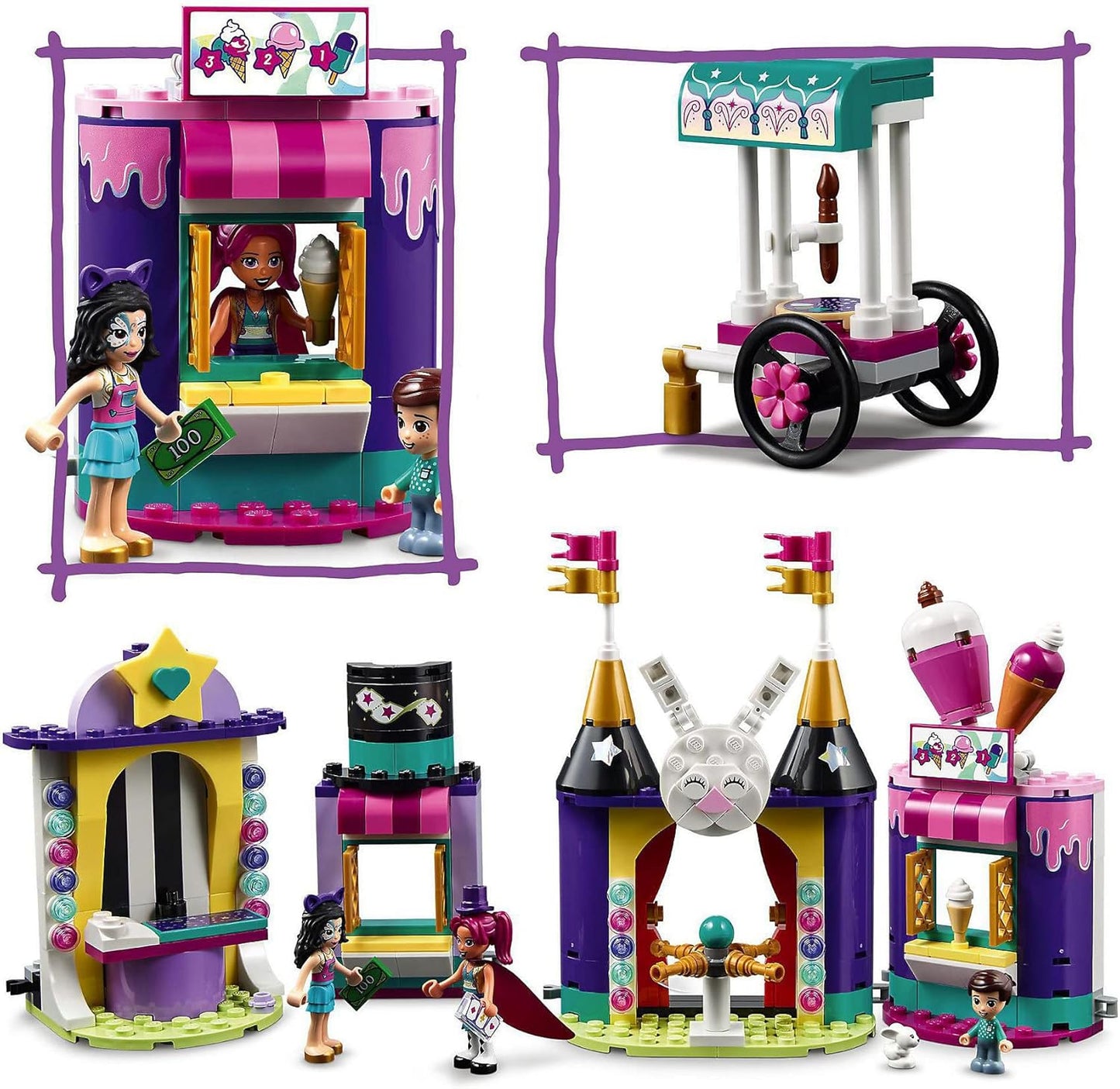 LEGO 41687 Friends Magical Funfair Stalls