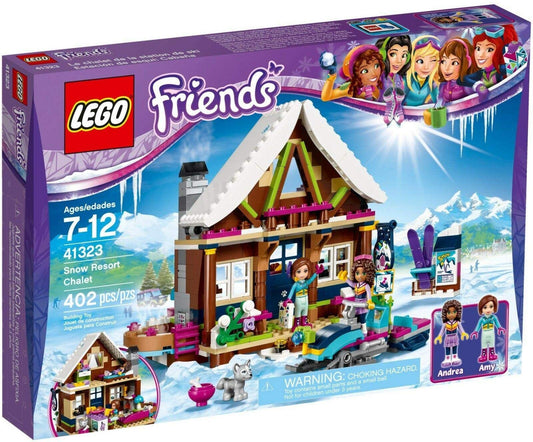 LEGO Friends Snow Resort Chalet 41323 Building Kit 402 Pieces – Winter Playset