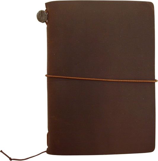 Midori Traveler's Notebook Journal Passport Size - Brown