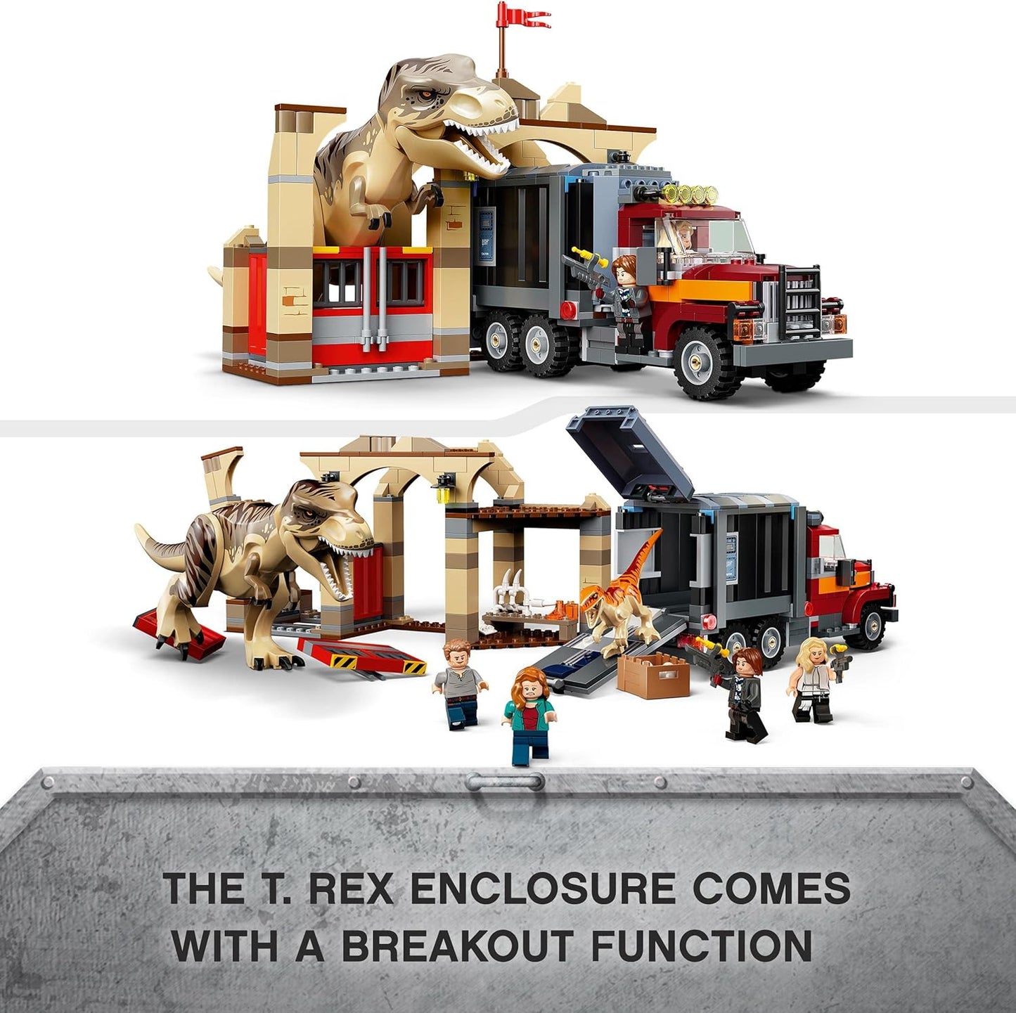 LEGO Jurassic World 76948 T-Rex and Atrokirapur Escape