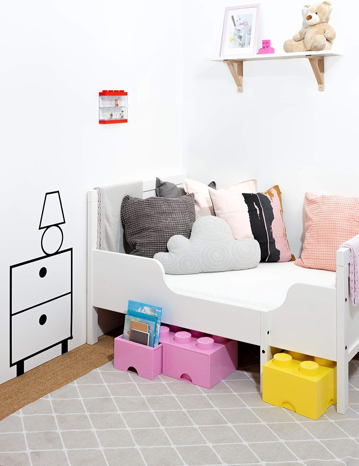 LEGO 4 Cones White Storage Box