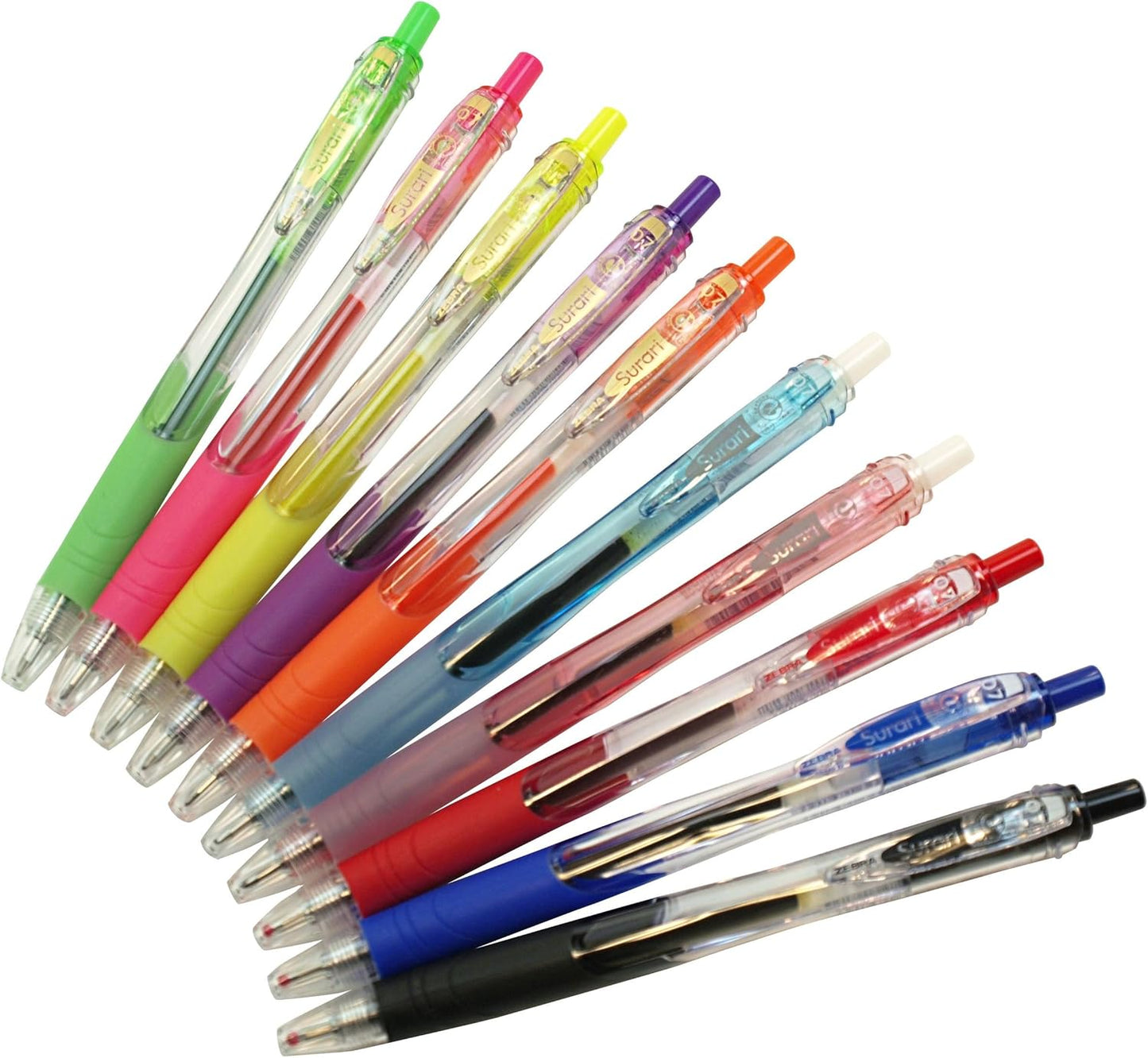 ZEBRA Surari Emulsion Ink Pen - 0.7 mm - Dark Black Body - Black Ink