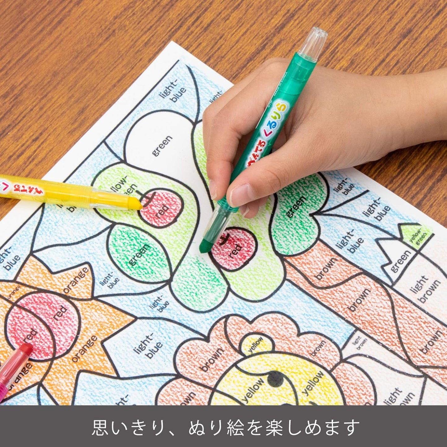 Pentel Kururira Twist Crayon - 12 Color Set (japan import)