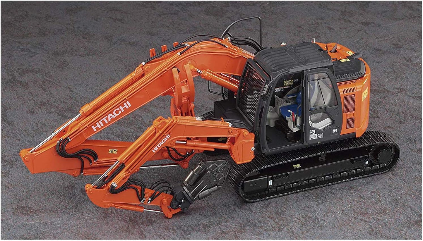 Hasegawa HSW04 1:35 Scale Hitachi Double Arm Construction Machine Astaco Neo Plastic Model