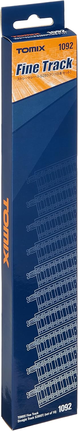 TOMIX N Gauge Straight Rail S280 F Set of 10 1092 Model Railroad Supplies
