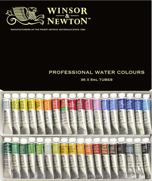 Windsor & Newton Artists Water 5ML tube 36C set (japan import)