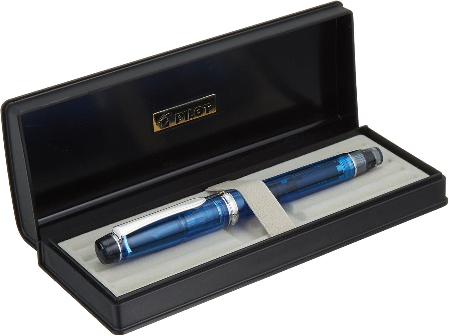 PILOT Fountain Pen Custom Heritage 92, Transparent Blue Body, F-Nib (FKVH-15SRS-TL-F)