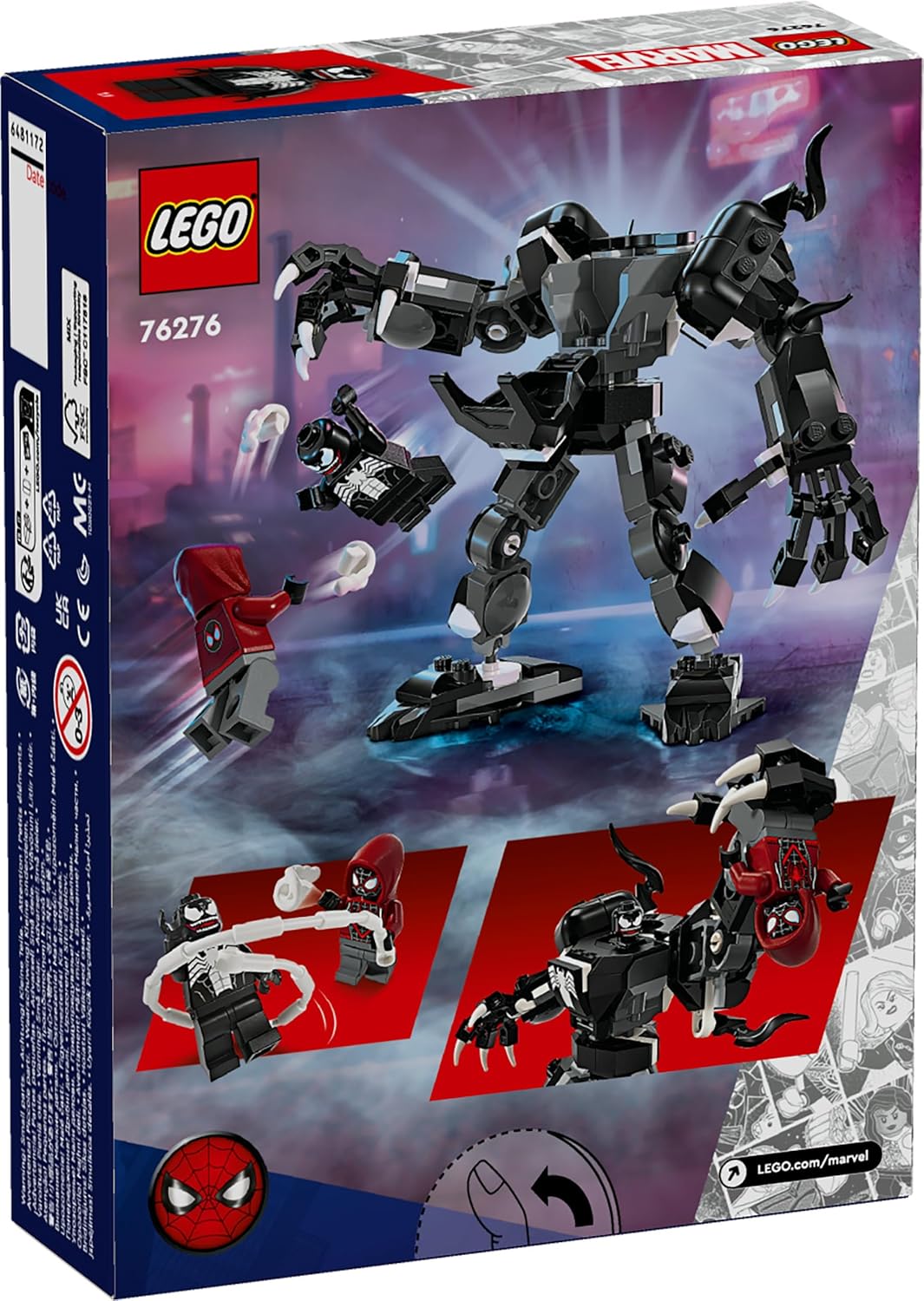 Lego Marvel Superheroes Venom Mech Armor vs. Miles Morales Set 76276