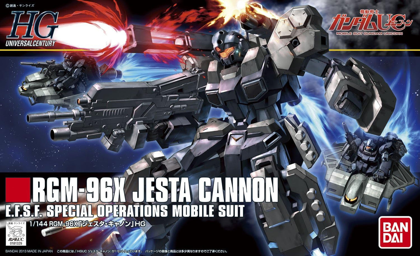 Bandai Hobby HGUC Jesta Cannon High Grade Universal Century 1/144 Gundam Unicorn Action Figure