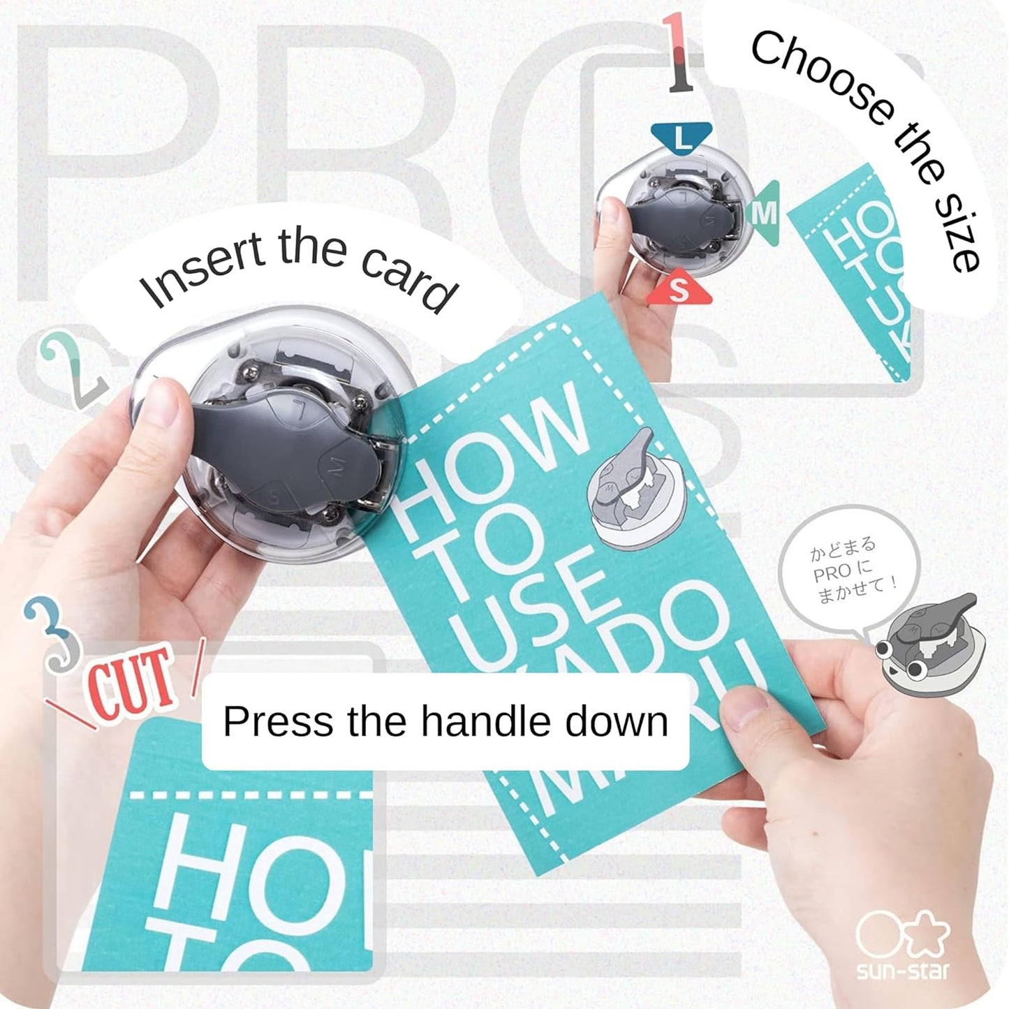 New Sunstar Kadomaru Pro, Corner Cutter (S4765036) (Kadomaru Pro) with Authentic Hologram US, UK, EU Only