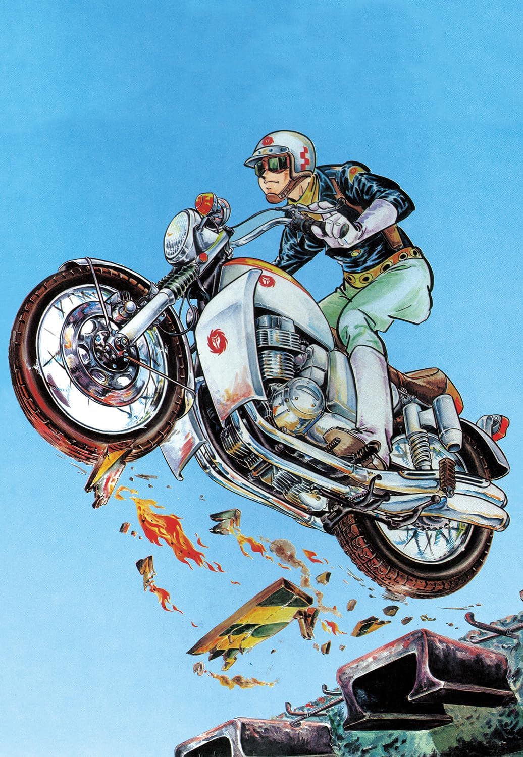 Aoshima Wild-7 Hiba CB750FOURK0 1:12 Scale Model Kit