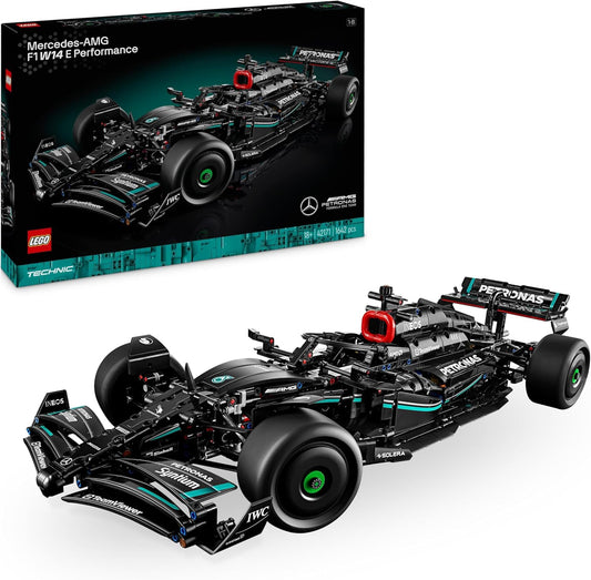 Lego Technic Mercedes-AMG F1 W14 E Performance Car Toy for Adults, Formula 1 Car, Detailed Replica, Decoration for Office or Home, Gift for Men, Women 42171