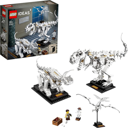 LEGO Ideas Dinosaur Fossils Collector's Model 21320 Natural History Museum Display;Building Toy