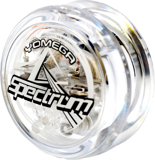 Yomega Spectrum: Fireball Transaxle YoYo, Intermediate, Advanced, Professional Level, 2 Extra Strings, 3 Month Warranty, Built-in LED Light (Red)
