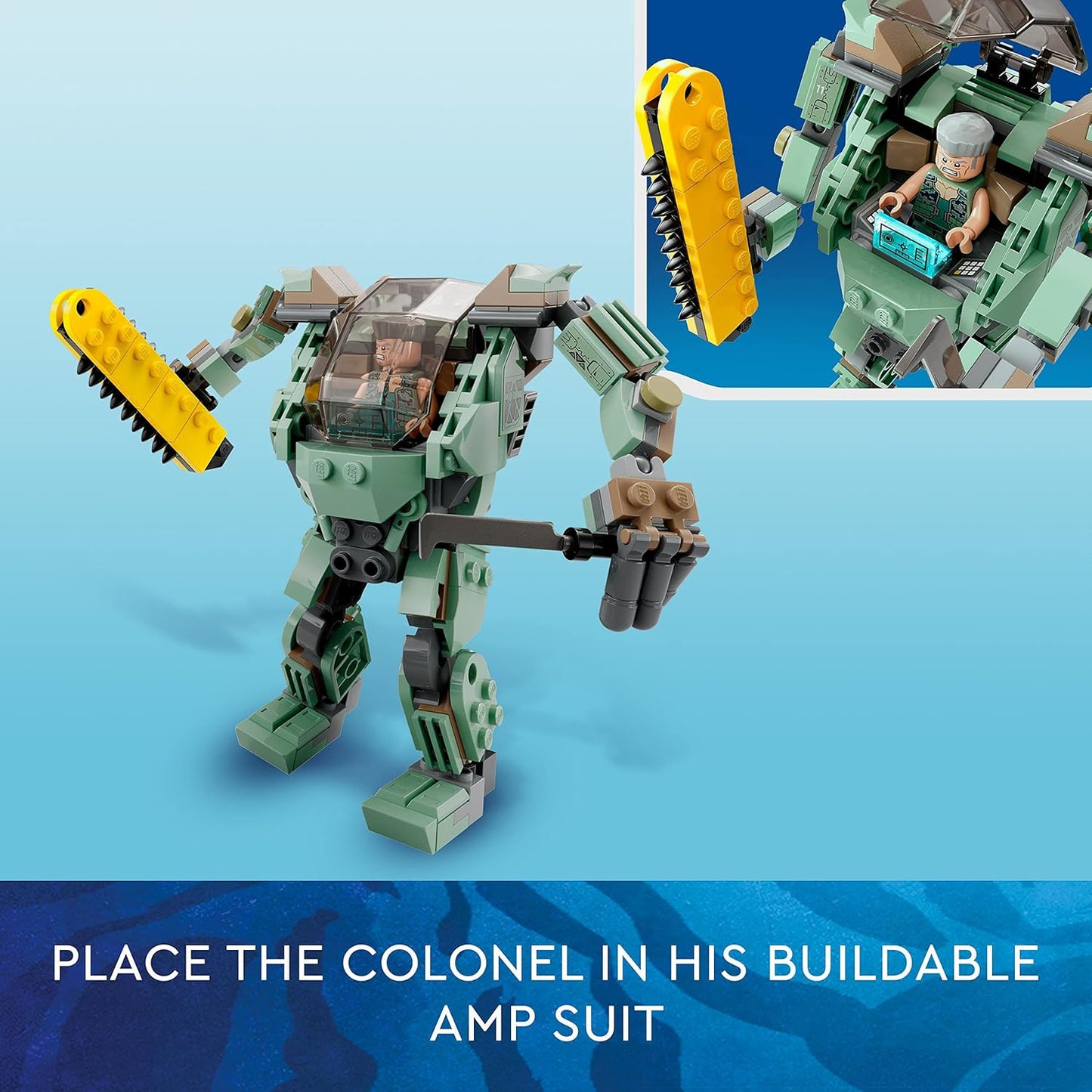 LEGO Avatar Natili vs. Colonel Qualitch 75571 Toy Blocks, Present, Fantasy Movie, Boys, Girls, Ages 9 and Up