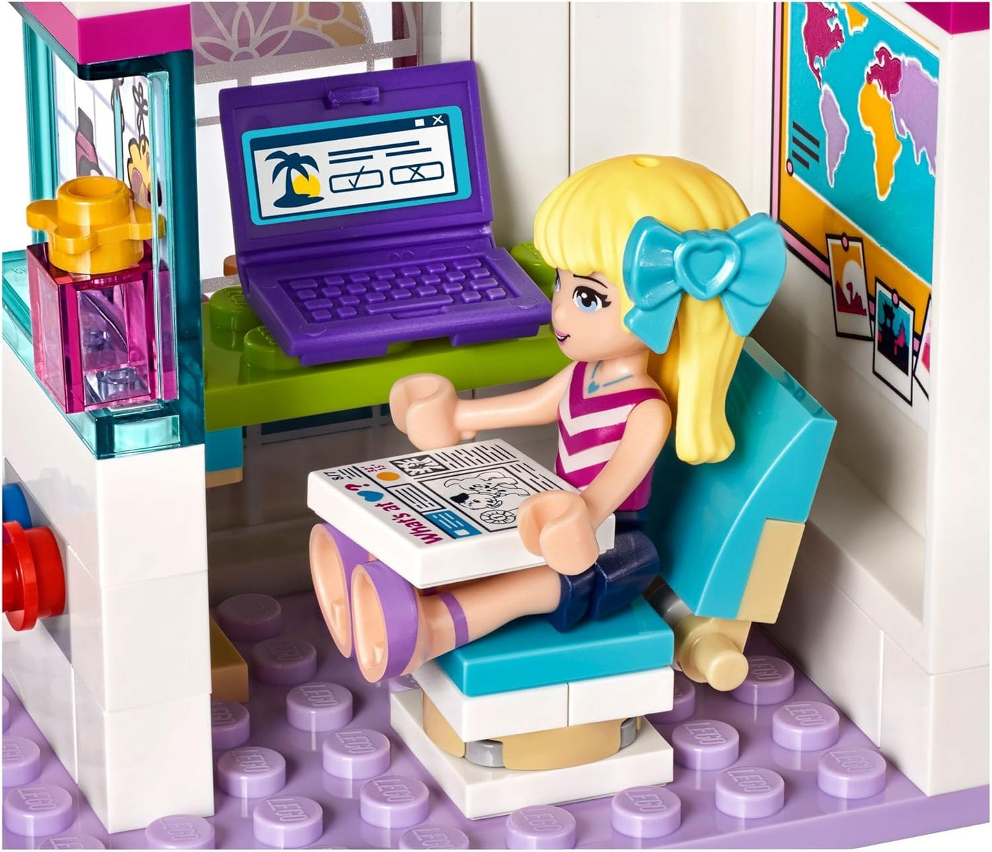 LEGO 41314 Friends Heartlake City Stephanie's House Building Set, Mini Doll House, Build and Play Toys for Girls