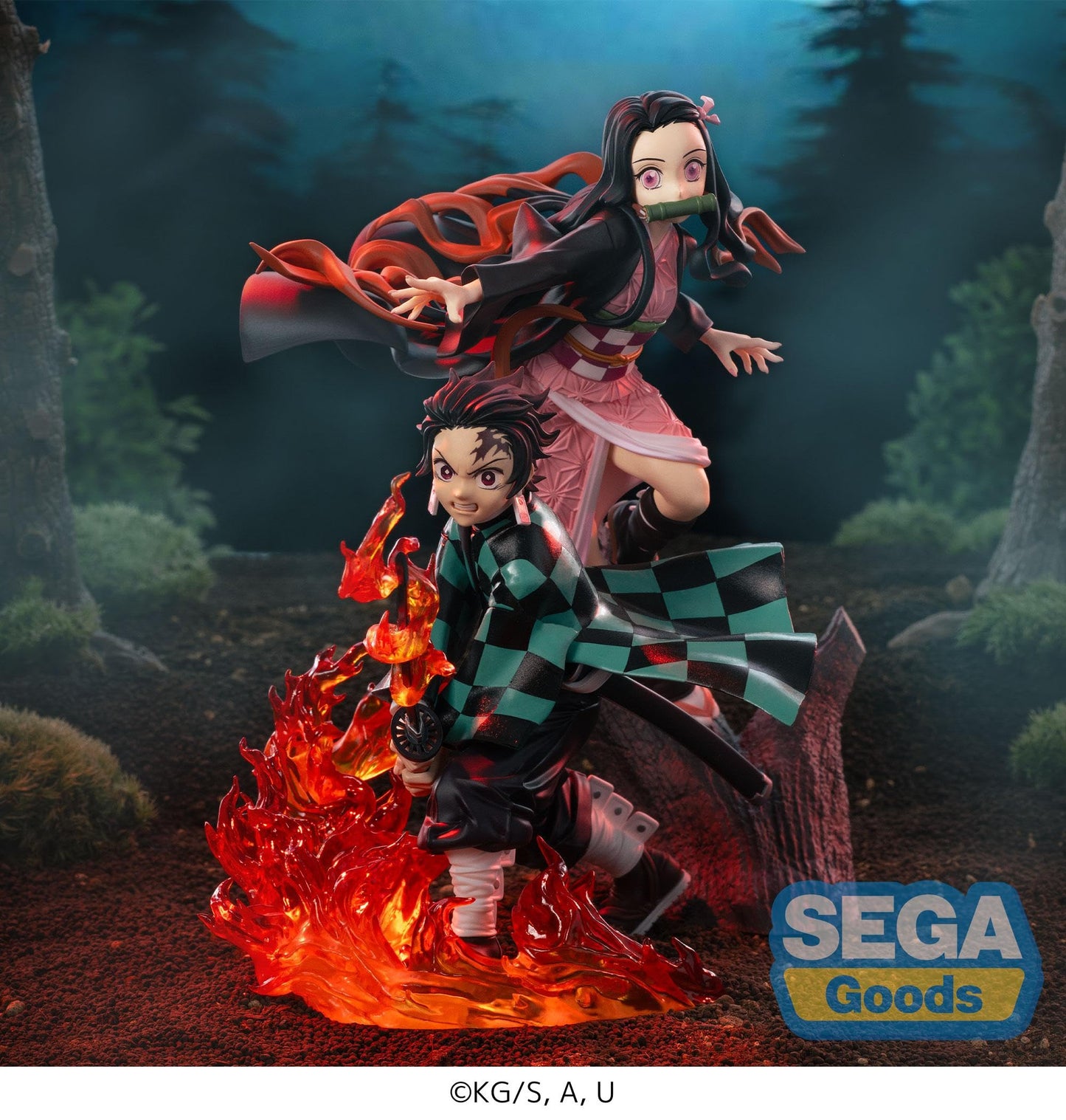 SEGA Demon Slayer Nezuko Kamado Figure – Xross Link Anime Collectible
