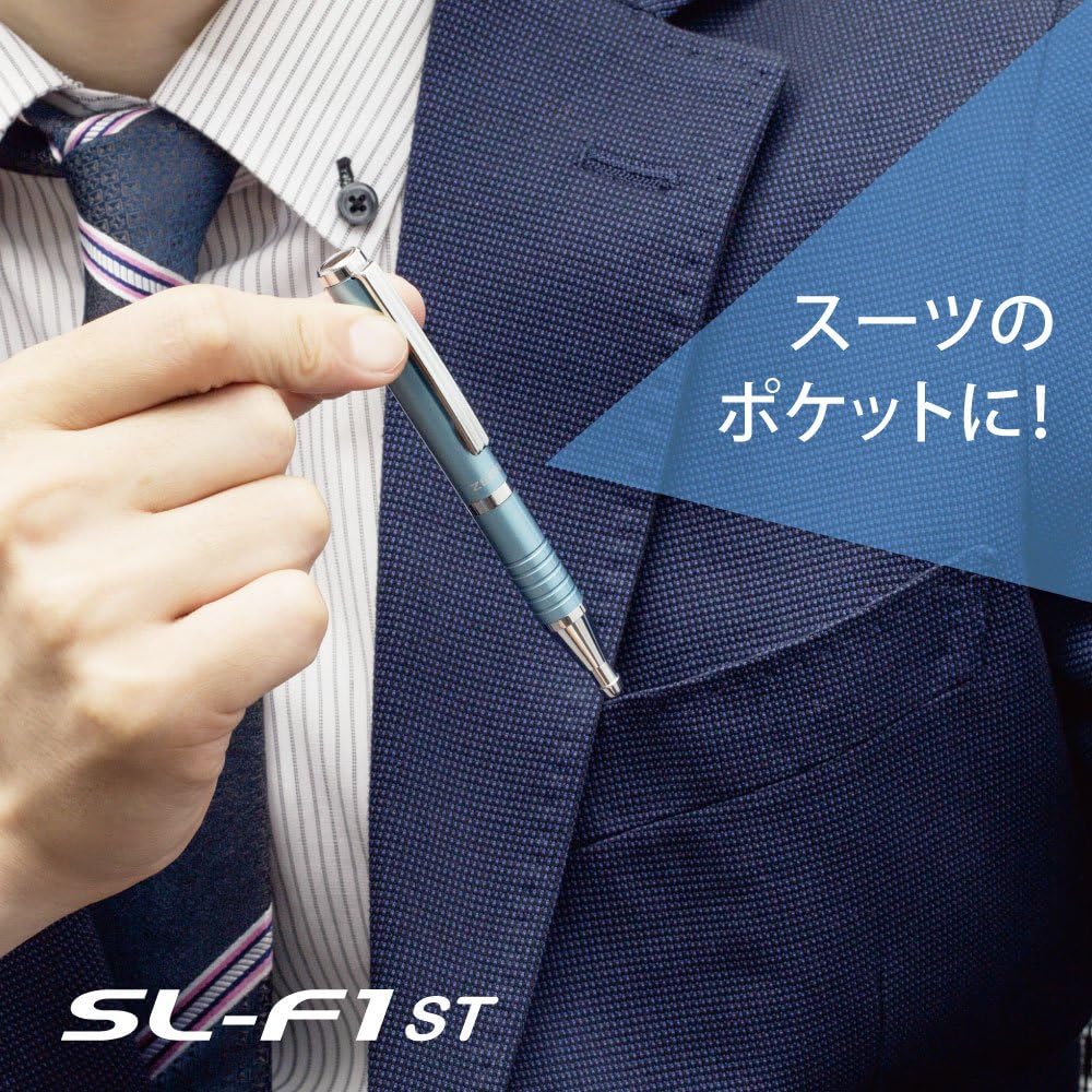 ZEBRA SL-F1 ST Oil-based Ballpoint Pen, Silver, BA115-S