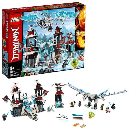 LEGO® -NINJAGO® The Castle of The Forgotten Emperor Game for Children 9 Years and Above, Building Bricks Boy and Girl, 1218 Pieces 70678