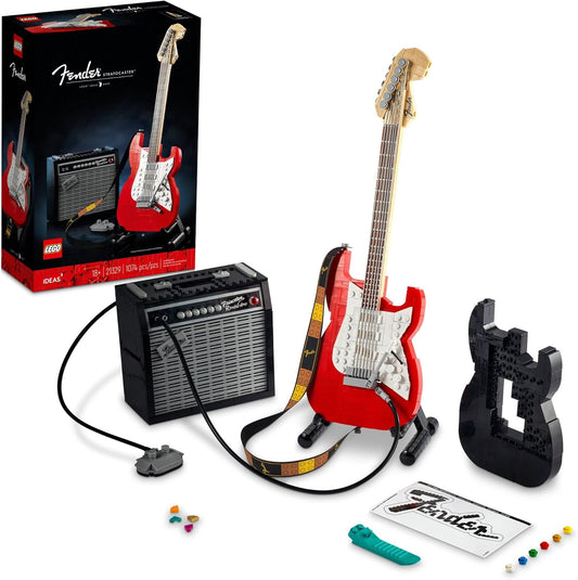 LEGO Ideas Fender Stratocaster 21329 Building Kit; Cool Gift Idea for Guitar Players and Music Lovers (1,074 Pieces)