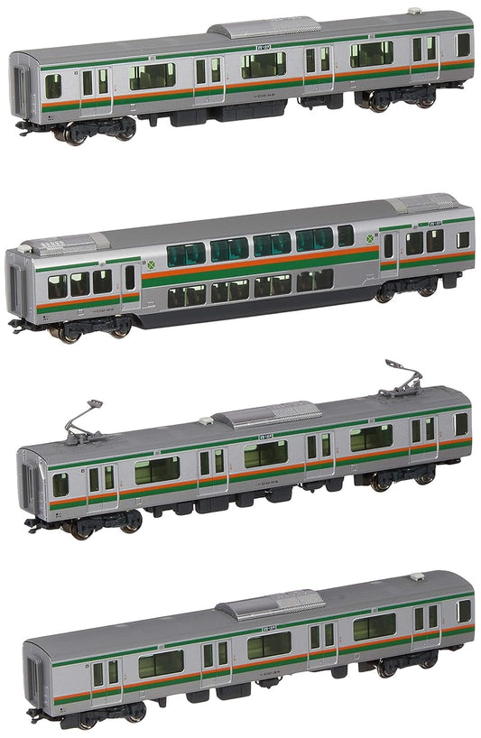 N gauge 10-1268 E233-3000 series toukaidou line, Ueno Tokyo line add-on set A (4 cars)