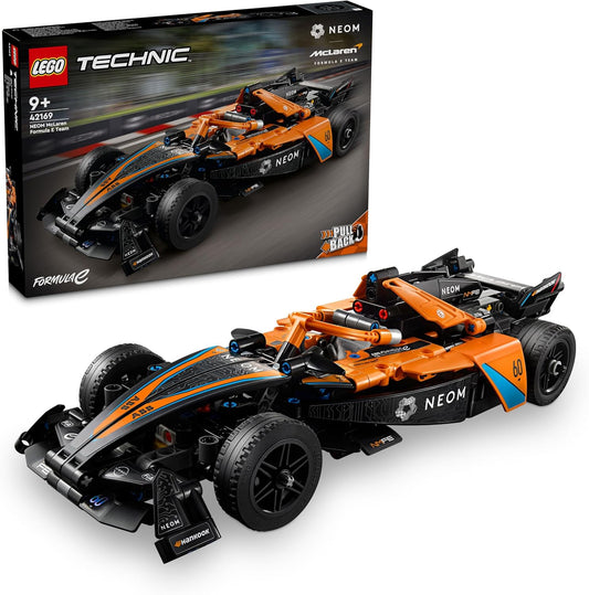 LEGO Technic NEOM McLaren Formula E Race Car 42169 building set – authentic collectible model