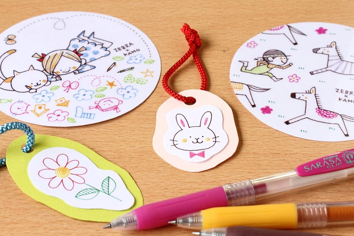 ZEBRA Sarasa Clip Gel Ink Knock Ballpoint Pen - 0.5 mm - Blue Black