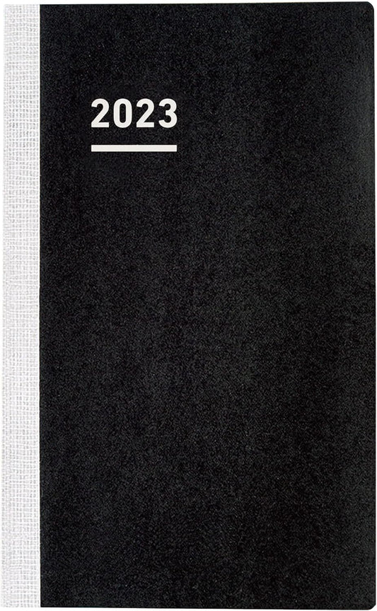 Kokuyo Ni-JBR-23 Jibun Notebook Biz Notebook Refill, 2023, A5, Slim, Monthly & Weekly, Starts December 2022