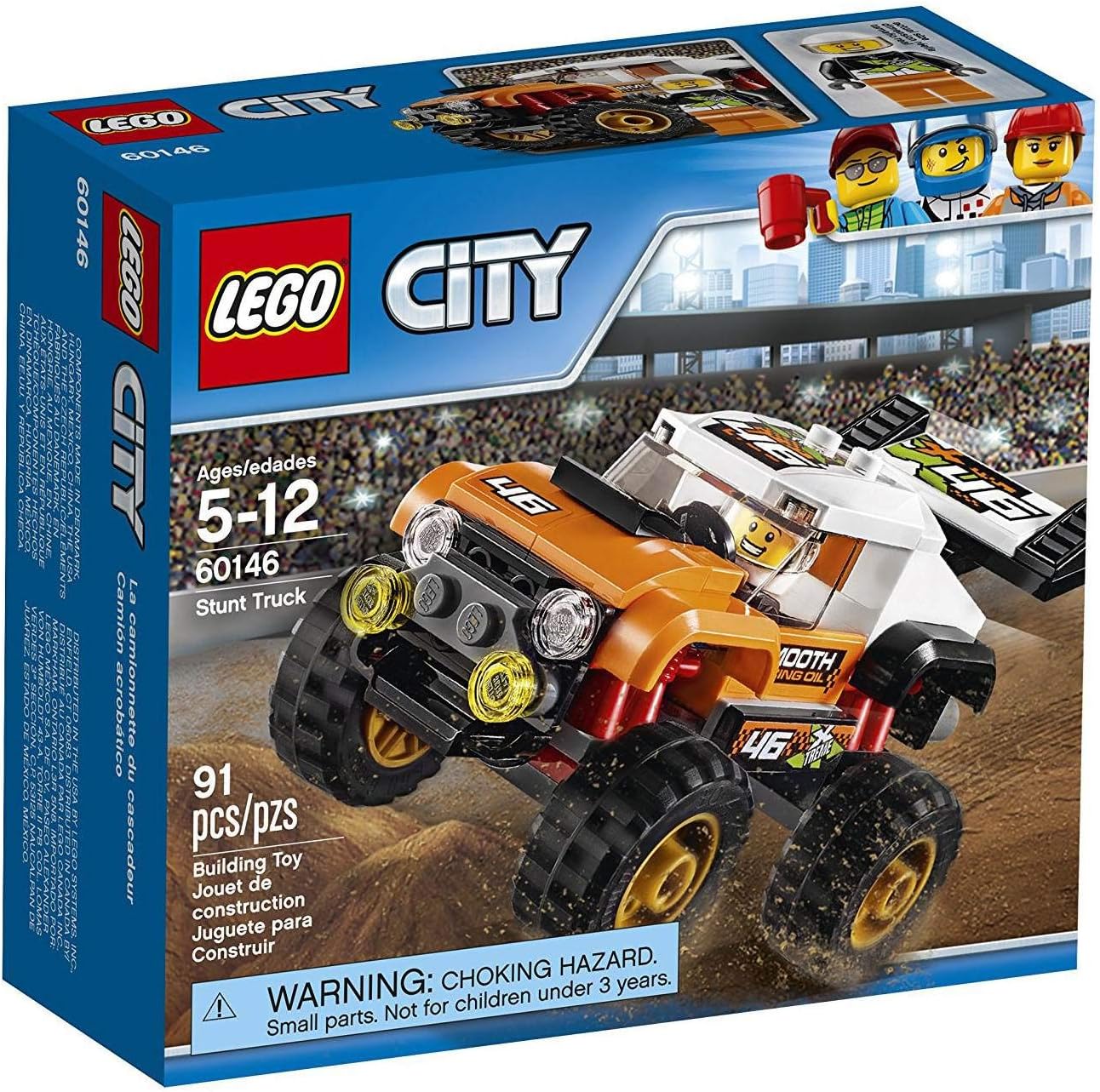 LEGO City Great Vehicles Stunt Truck 60146 Building Kit