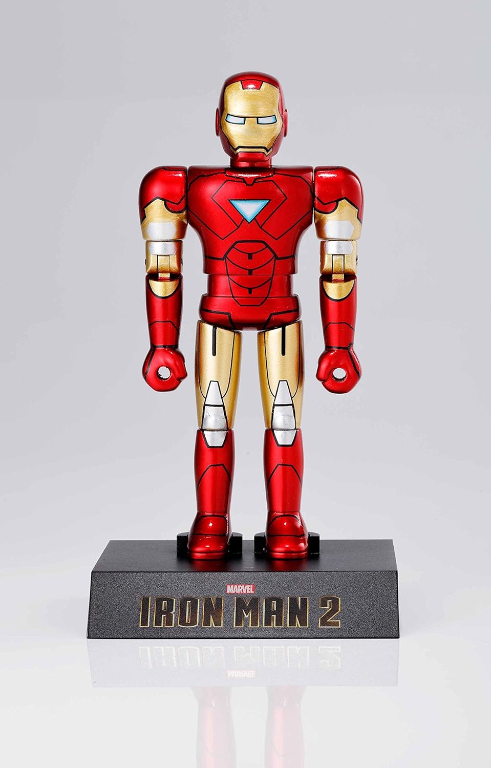 TAMASHII NATIONS Chogokin HEROES Iron Man 2 Iron Man Mark 6 Approx. 100mm ABS Painted Movable Figure