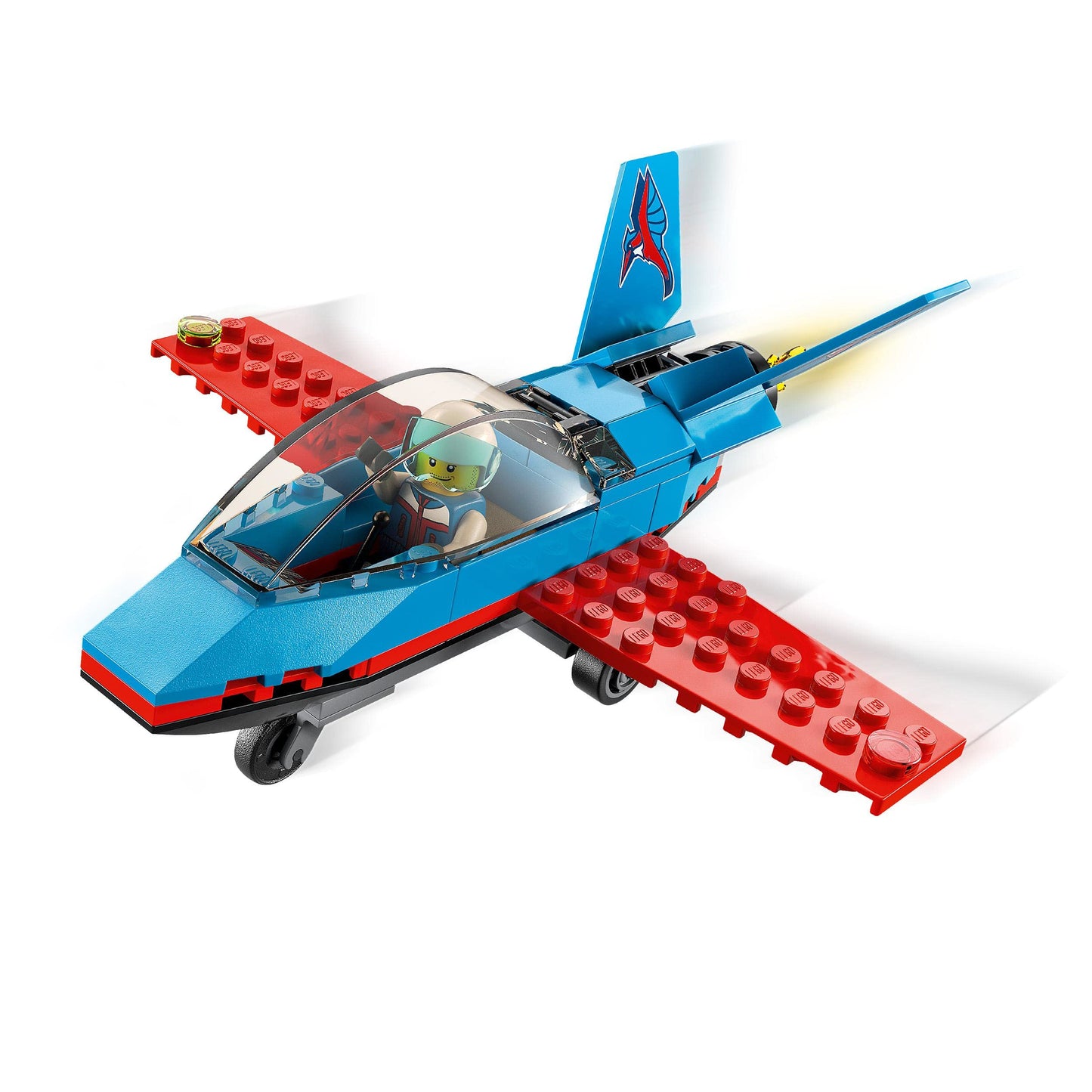 LEGO City Stunt Plane 60323 Building Kit; Fun Toy Jet Playset for Kids Aged 5