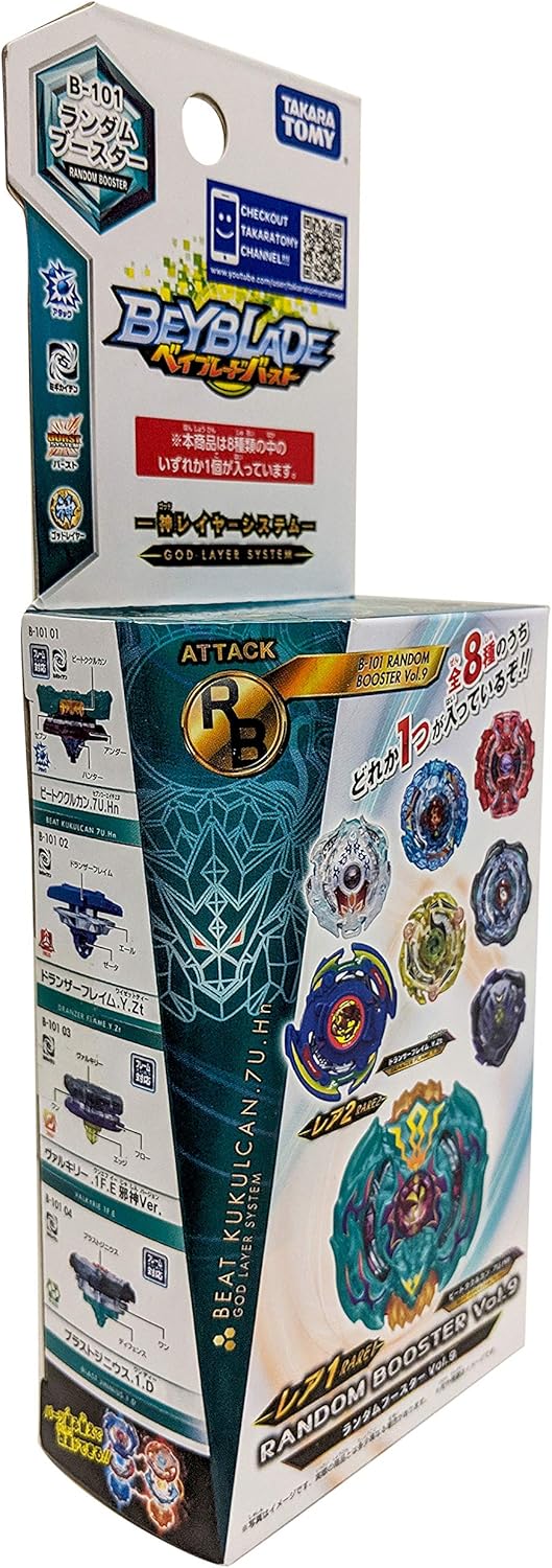 Beyblade Burst B-101 Random Booster Vol. 9 Beat Kukulcan.7U.Hn – Takara Tomy