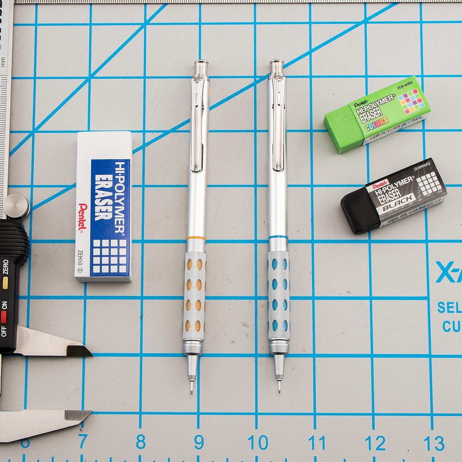 Pentel Graph Gear 1000 Automatic Drafting Pencil, 0.3mm, Brown Accents (XPG1013)