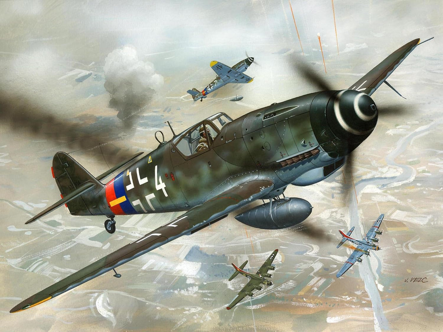 Revell of Germany Messerschmitt Bf109 G-10 Erla Model Kit