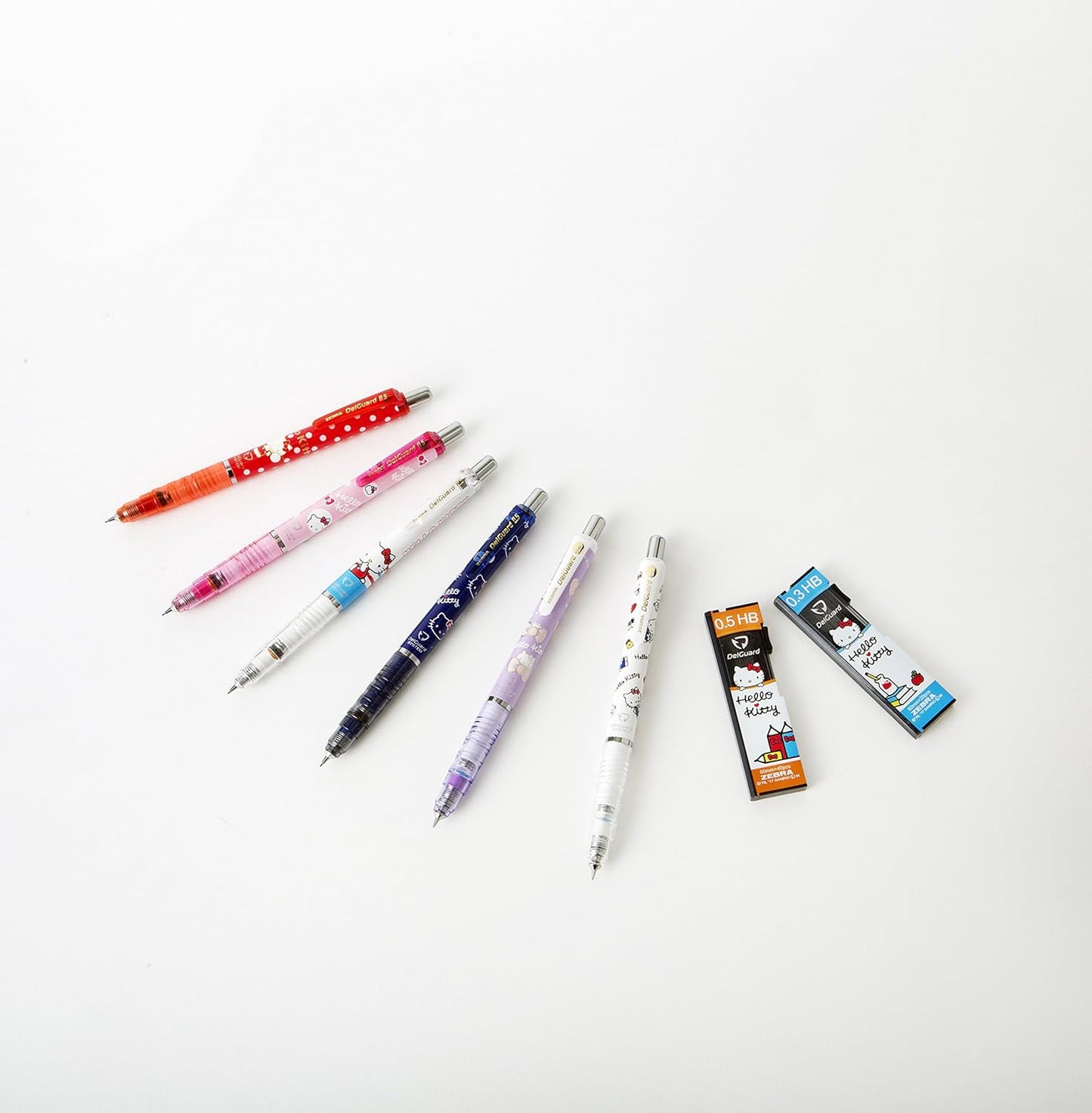 ZEBRA Sanrio"Hello Kitty" Mechanical Pencil DelGuard Series (0.5mm, RED)