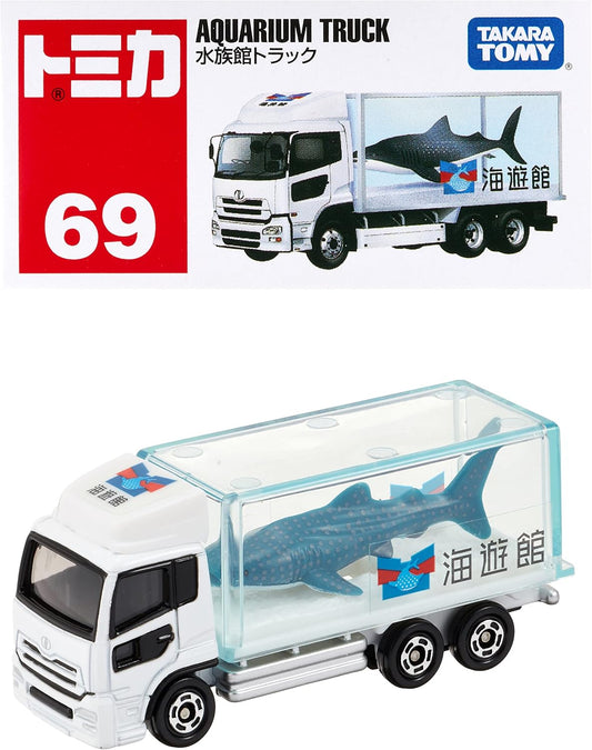 Tomica Takara Tomy #069 Nissan Diesel Quon Aquarium Truck Diecast Toy – Multicolor