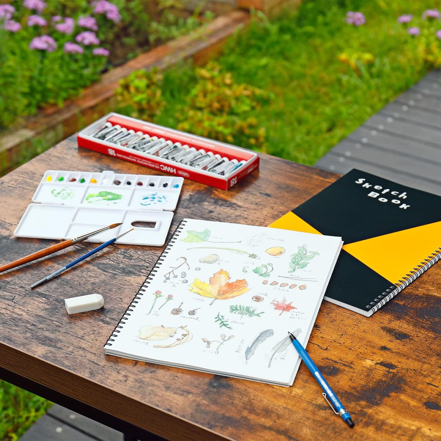 Maruman ZUAN Sketchbook 4.8 x 6.85 Inches (B6), Unruled, 24 pages (S160)