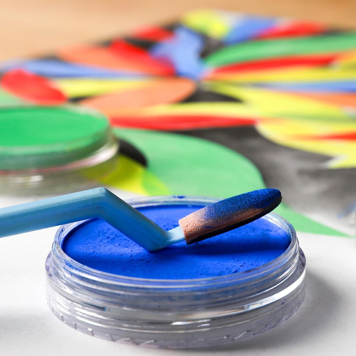 PanPastel Artist Pastels by Golden, Basic Colors Set, 7 Color, Professional Artist Pastels, Unique Pan Format (Cake-Like)